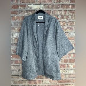 Smyth Cotton Shawl Collar Kimono Sleeve Jacket🖤